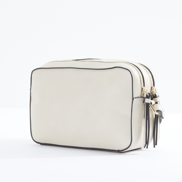 Sasha Crossbody Bag with Flower Applique | Beige - Picture 4 of 6